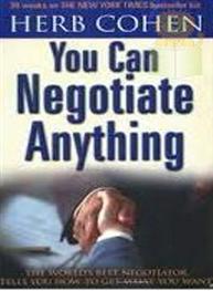 You Can Negotiate Anything